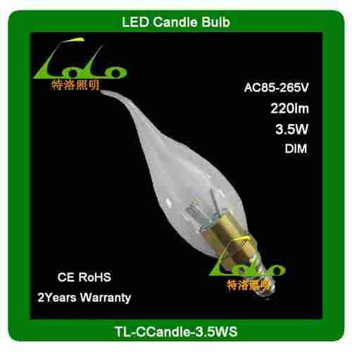 COB LED Candle Bulb 3W