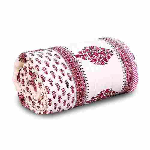 Pure Cotton Jaipuri Handblock Double Bed Comforter
