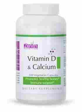 Zenith Nutritions Vitamin-D Calcium - 300 Capsules