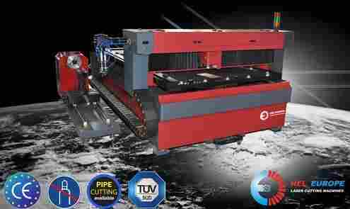 Eco Laser Cutting Machine Nd.yag 500 Watt With Pipe Cutting Device (2513C-Y500)