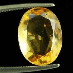 Pukhraj Birthstone (4.95 CT Natural Yellow Sapphire)