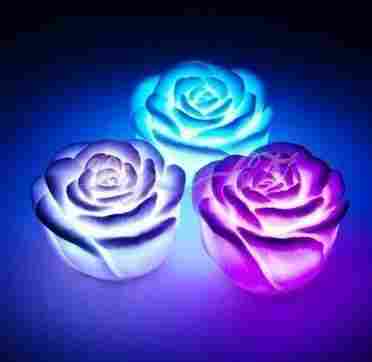 Led Rose Grow Light Love Candle Gift Lights