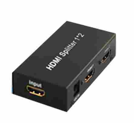 2 Port HDMI Splitter for HDTV 1080P HDMI Port With Power Adapter