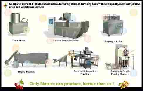 Extruded Inflated Snacks Production Line