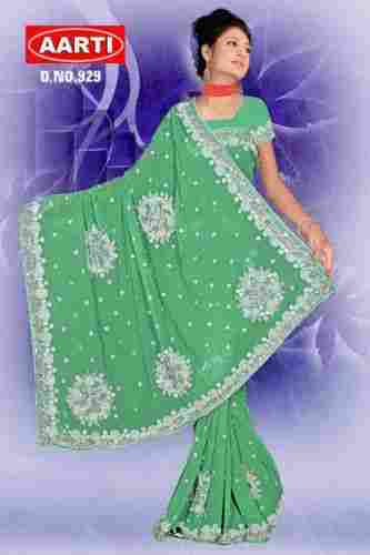Designer Women Embroidery Sarees