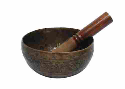 Original Bronze Singing Bowl with Mallet 