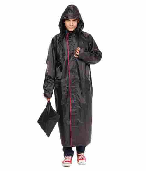 Versalis Black Rain Coat