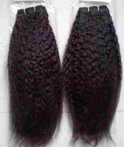 Natural Color Remy Kinky Straight Hair 8 to 40 Inch Long