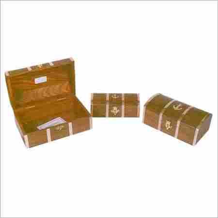 Brass Design Wooden Box