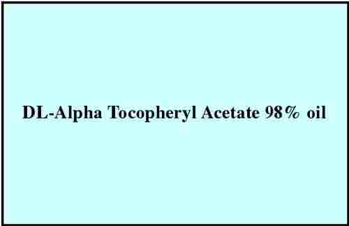 DL-Alpha Tocopheryl Acetate 98% Oil