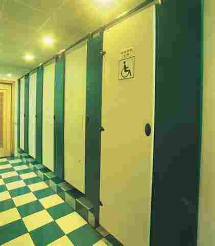 High Quality Toilet Cubicle in Compact Laminates