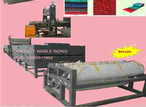 PVC Double-Color Firm Backing Coil Mat Extrusion Line