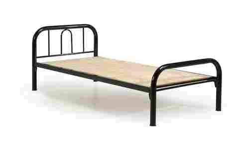Powder Coated Steel Single Bed with 1 Year of Warranty