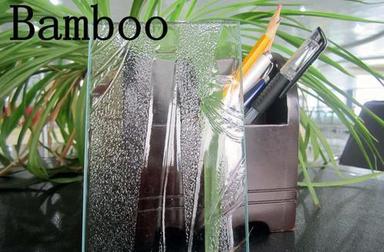 Clear Bamboo Pattern Glass