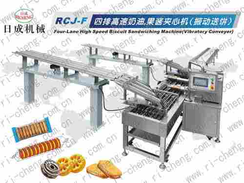 4-Lane High Speed Biscuit Sandwiching Machine RCJ-421