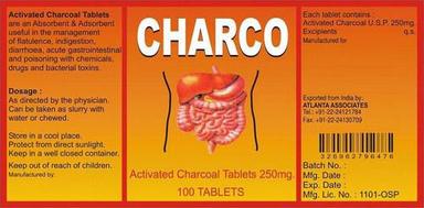 Activated Charcoal Tablets 250mg