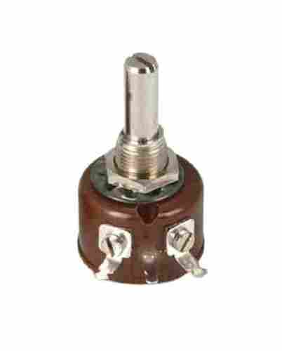 Panel Mounted Portable And Lightweight Single Turn Wire Wound Potentiometer