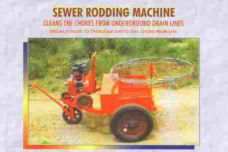 Sewer Cleaning Rodding Machine