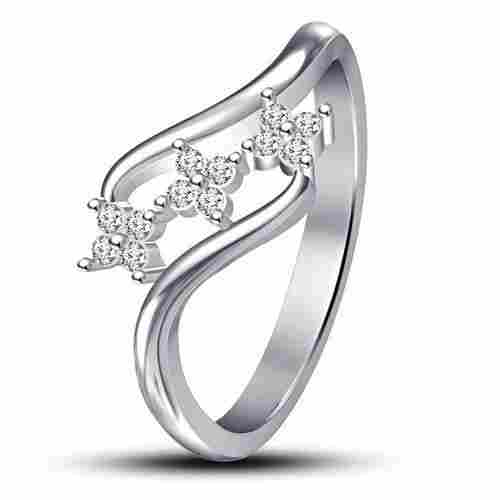 Vorra Fashion 925 Sterling Silver White Cubic Zircon Promise Ring