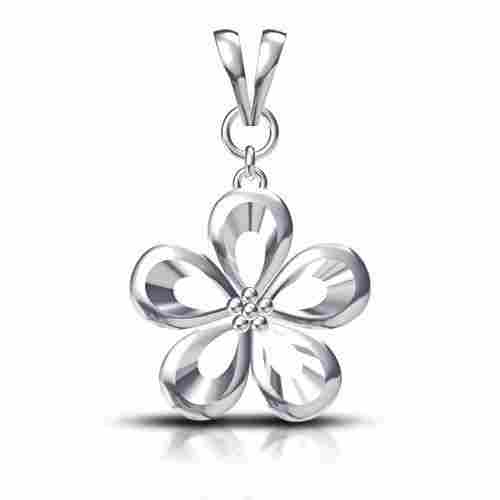 Sterling Silver Flower Style Pendant