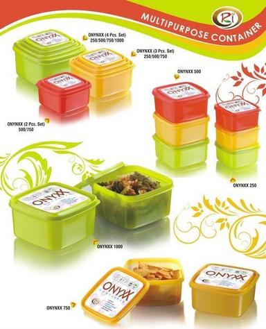 Onyxx Square Household Container