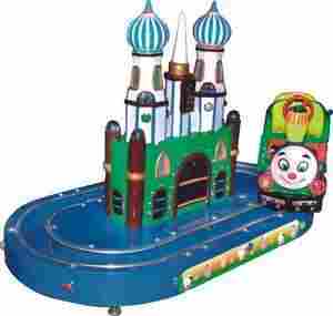 Amusement Park Electrical Castle Train Kiddie Rider
