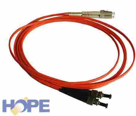 Singelmode And Multimode ST Fiber Optic Patch Cords
