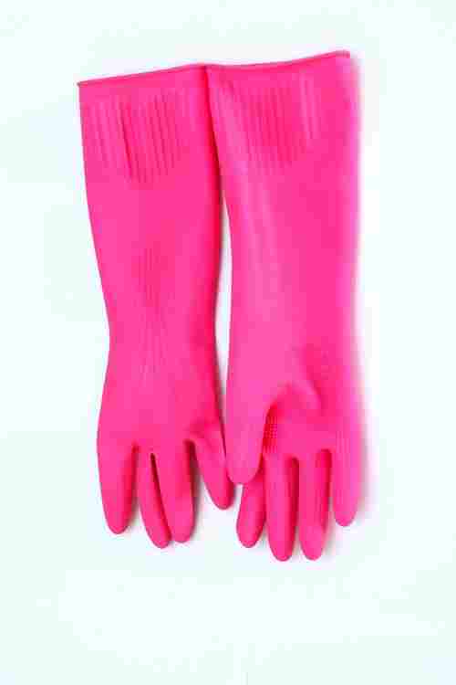 Wrinkle Rubber Gloves (M)