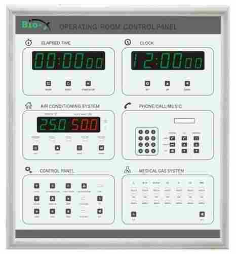Surgeon Control Panel Inbuilt with Elapsed time clock