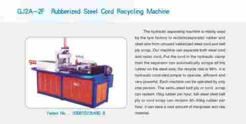 Rubberized Steel Cord Recycling Machine
