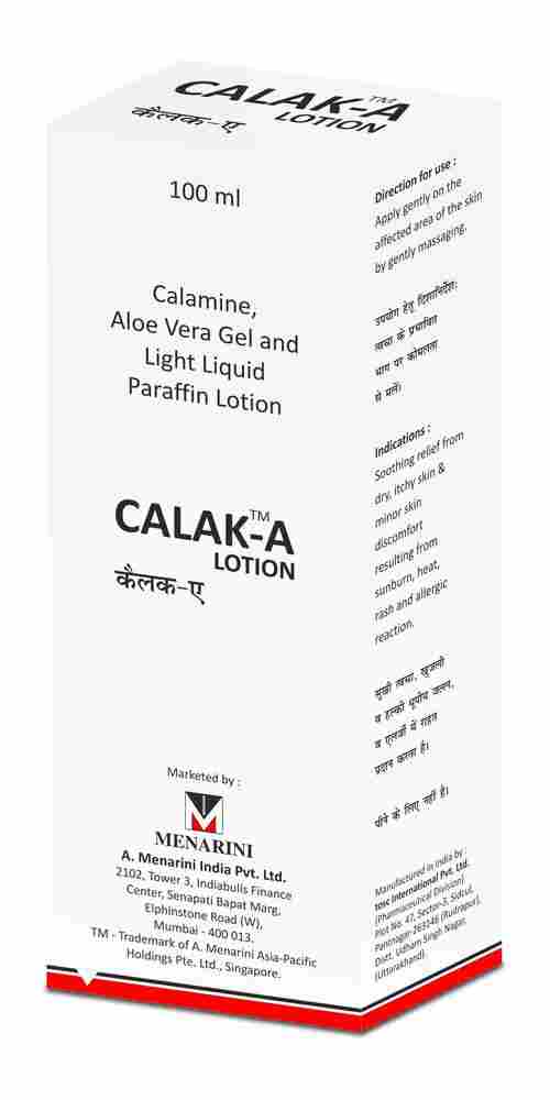 Calak-A (Calamine, Aloe Vera) Lotion
