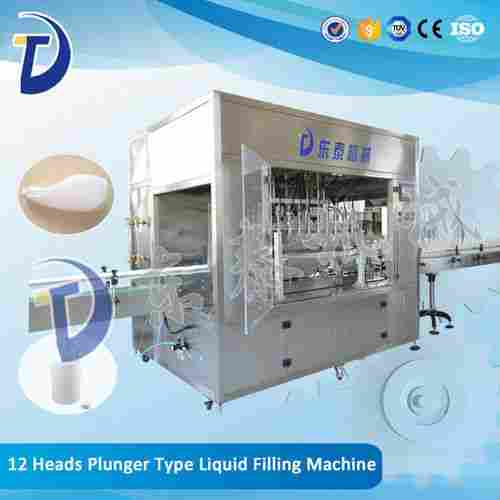 12 Head Plunger Type Liquid Filling Machine