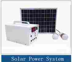 Solar Power System For Home Lighting And Outdoor Camping
