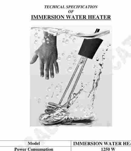 Shock Proof Immersion Water Heater (Rod)