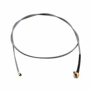 I-PEX to R/A MMCX Male, 1.13mm Grey Cable, L=200mm