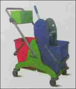 Double Bucket Cleaning Trolley (Tristar)