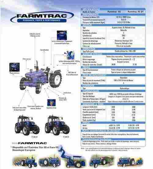 Tractor (Farmtrac FT45 DT)
