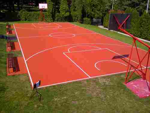 Basketball Sports Court Rubber Flooring