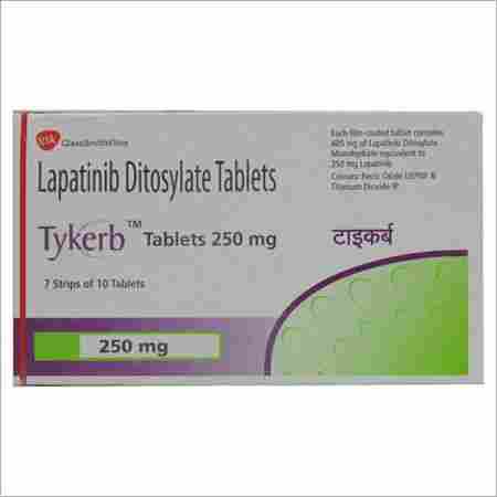 Lapatinib Tab 250mg for Treatment of Breast cancer