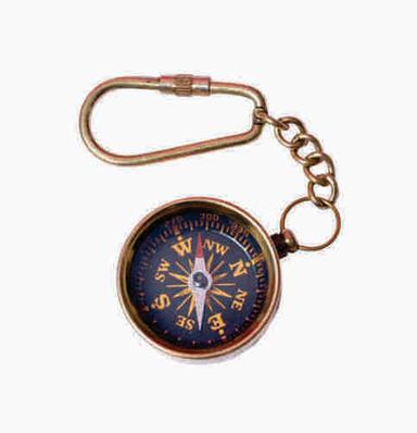 Nautical Compass Key Chain