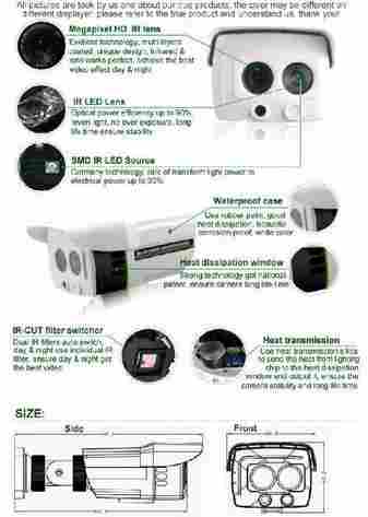 Megapixel HD IR IP Camera For Indoor Home Security R-H232n Series