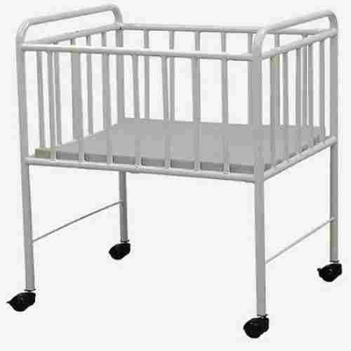 Plain Light Weight Baby Cot with Castor Wheels