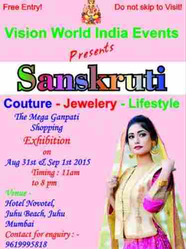 Sanskruti- Mega Ganpati Jewelry And Lifestyle Exhibition