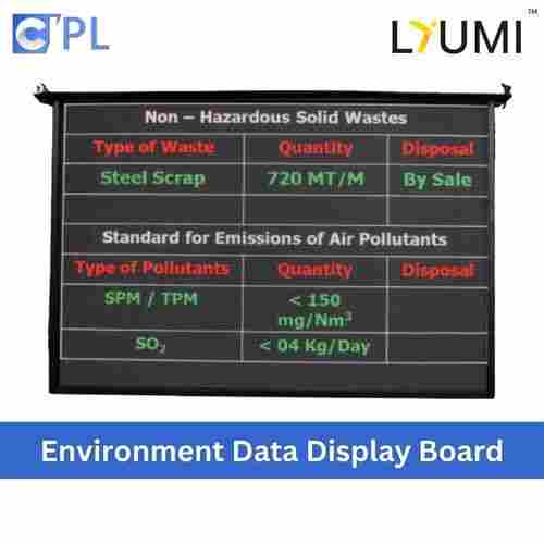 Environment Data Display Boards