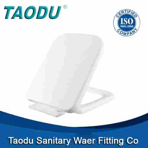 WC Water Closet Toilet Seat With Soft Closing Hinge