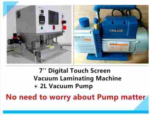 Digital Touch Screen OCA Vacuum Laminating Machine With 2L Vacuum Pump