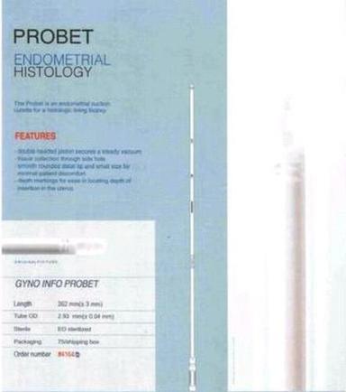 Endometrial Biopsy Curette (Probet)