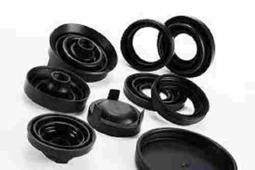 Lightweight Round Shape Natural Black Rubber Components For Industrial Usage