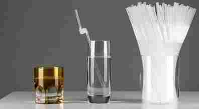 Disposable Plastic Drinking Straws (TL001)