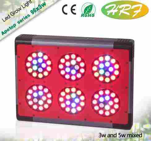 Apotop Series AP006 144x3w 144x5w Double Switches Full Spectrum LED Grow Light with Aluminum Shell